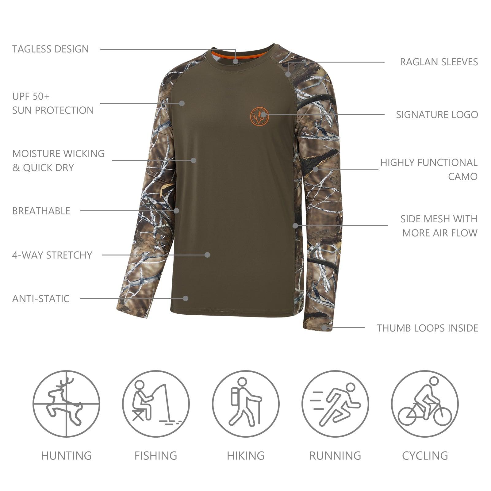 Men's UPF 50+ Camo Shirt - Bassdash