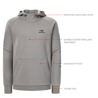 BASSDASH Men‘s Fleece Hoodies FS32M - Bassdash