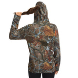 BASSDASH Women’s Fleece Hoodie with Neck Gaiter - Bassdash
#color_autumn-forest-no-logo-at-sleeve