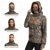 BASSDASH Women’s Fleece Hoodie with Neck Gaiter - Bassdash
#color_autumn-forest-no-logo-at-sleeve