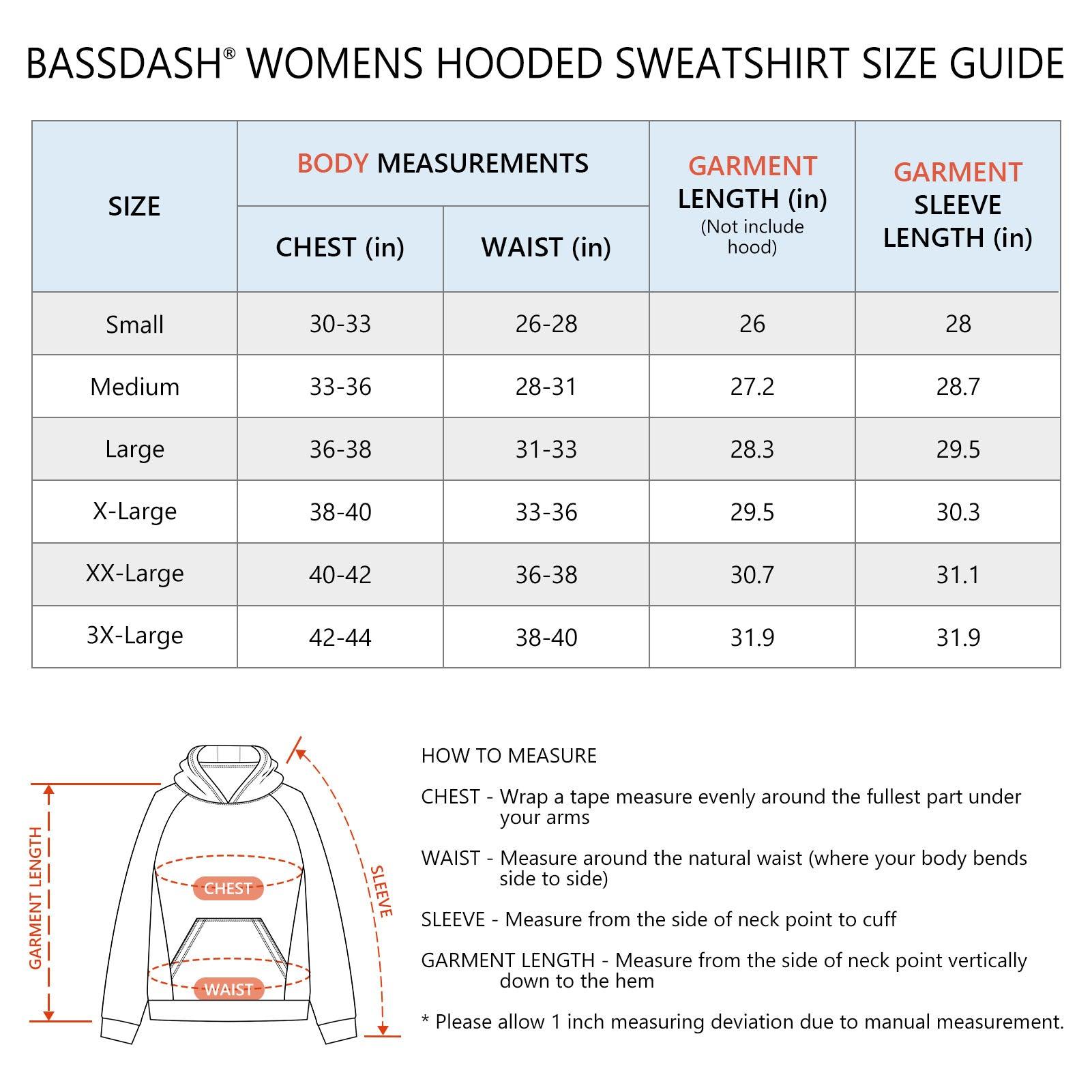 BASSDASH Women’s Fleece Hoodie with Neck Gaiter - Bassdash