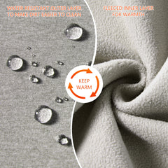 BASSDASH Women’s Fleece Hoodie with Neck Gaiter