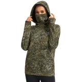 BASSDASH Women’s Fleece Hoodie with Neck Gaiter - Bassdash
#color_moss-wood-no-logo-at-sleeve