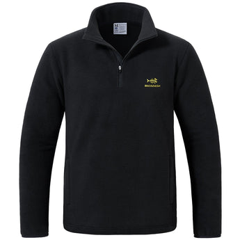 1/4 Zip Polar Fleece Pullover - Bassdash