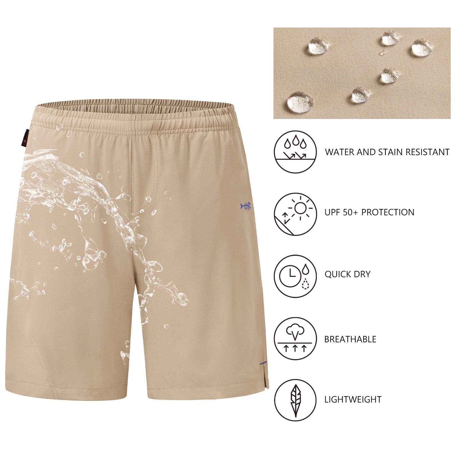 Vintage Industries - Ryker Beige - Shorts | Nuclear Blast