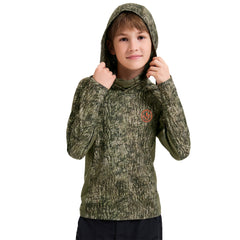 Youth UPF 50+ Hunting Hoodie Shirt with Neck Gaiter FS02Y