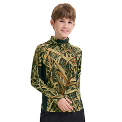 Youth UPF 50+ Hunting Hoodie Shirt with Neck Gaiter FS02Y