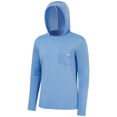 M’s UPF 50+ Long Sleeve Fishing Hoodie Shirts with Pocket FS34M