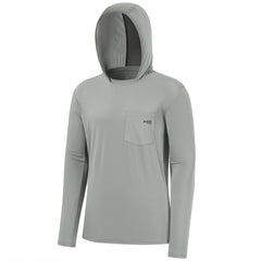 M’s UPF 50+ Long Sleeve Fishing Hoodie Shirts with Pocket FS34M