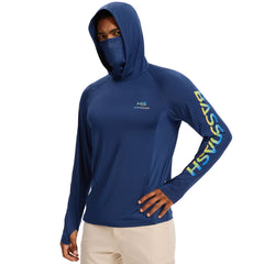 Men’s UPF 50+ Graphic Hoodie with Mask FS47M