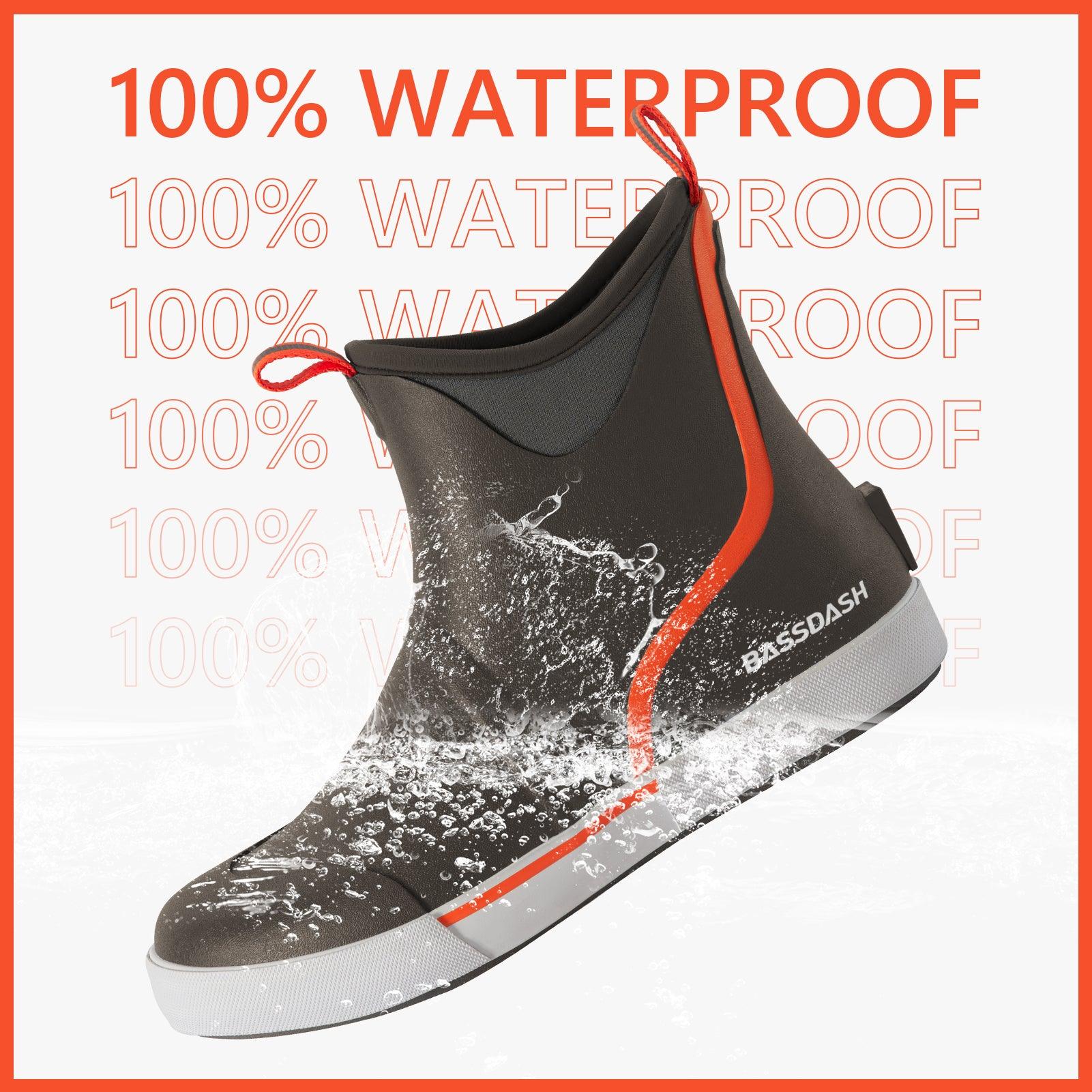 Men's 6 inch Waterproof Deck Boots - Bassdash