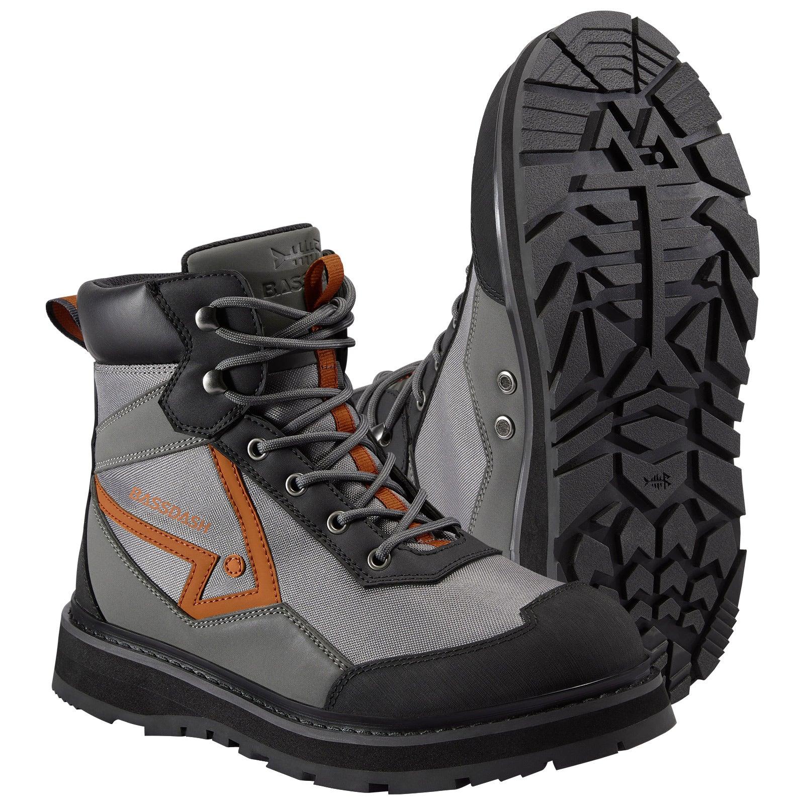 Men’s Flex Wading Boots Fly Fishing Wading Shoes with Anti-Slip Rubber ...