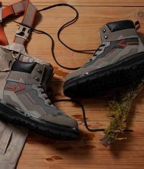 Men’s IMMERSE Wading Boots with Breathable Mesh and Rubber Sole