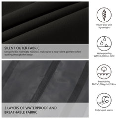 WALKER Breathable Waterproof Hunting Pants for men Pure Color