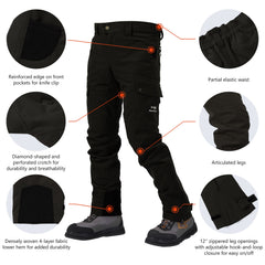 WALKER Breathable Waterproof Hunting Pants for men Pure Color
