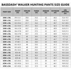 WALKER Breathable Waterproof Hunting Pants for men Pure Color