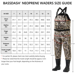 Men’s Neoprene Waders with Rubber Boots