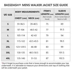 Men’s Insulated Waterproof Fishing Hunting Jackets Walker Silent Winter Coat