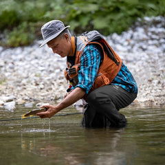 thumbnail image 2 of BASSDASH Men’s Breathable Wading Pants – Waterproof Fly Fishing Waist High Waders With Pockets, Stocking Foot & Repair Kit 2 of 12