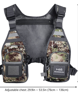 FV08 Ultra Lightweight Fishing Vest for Men Women