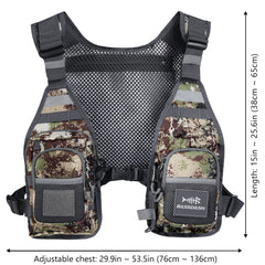 FV08 Ultra Lightweight Fishing Vest for Men Women