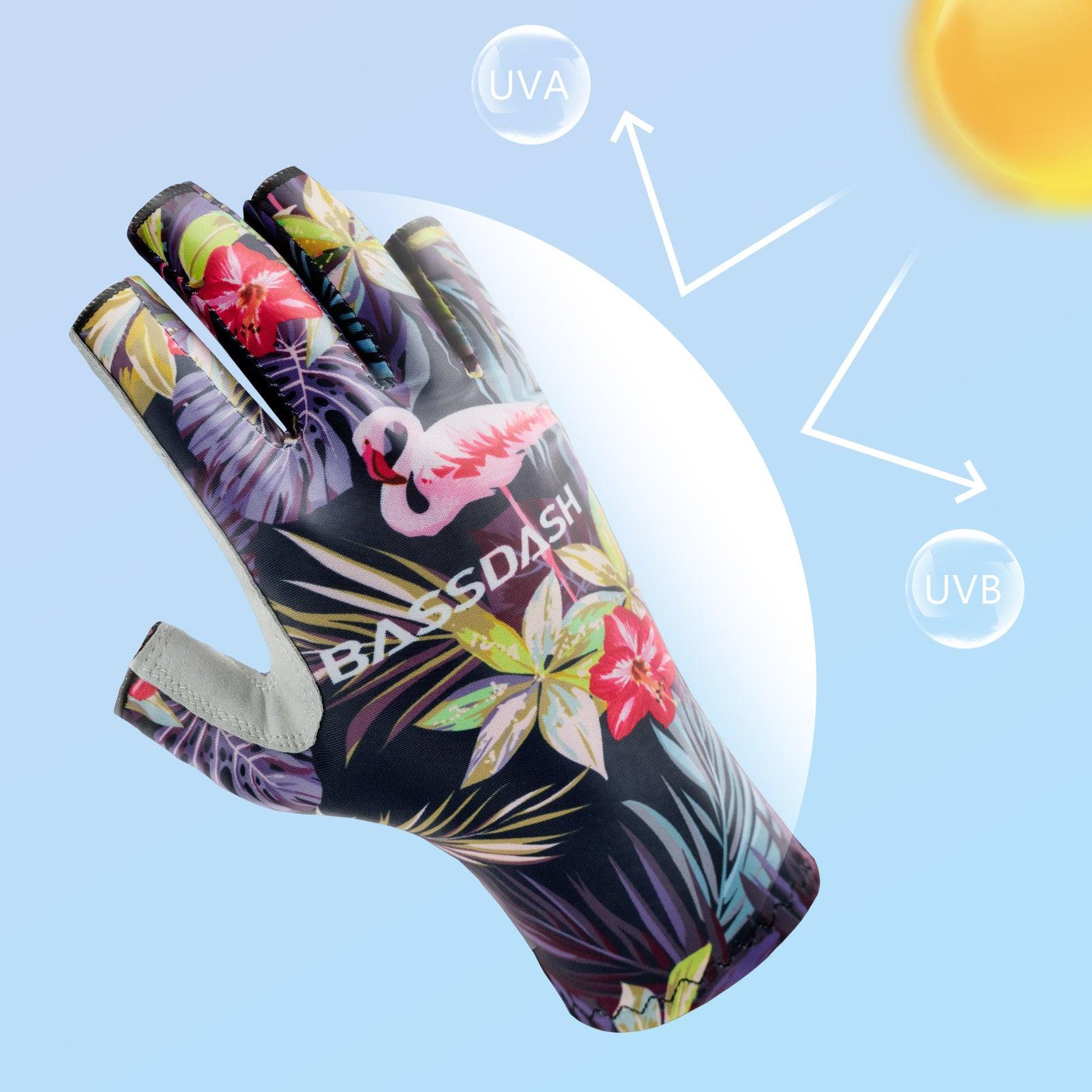 Fishing Sun Gloves UV Protection for Women