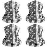 Kids’ Sun Protection Cartoon Print Neck Gaiter 4pcs/pack