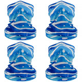 Kids’ Sun Protection Cartoon Print Neck Gaiter 4pcs/pack