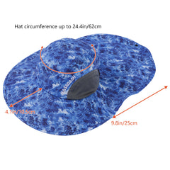 Unisex UPF 50+ Water Resistant Sun Hat with Neck Flap FH06