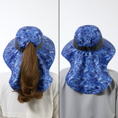 Unisex UPF 50+ Water Resistant Sun Hat with Neck Flap FH06
