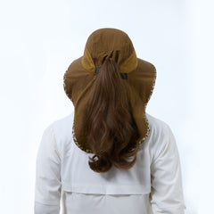 Unisex UPF 50+ Water Resistant Sun Hat with Neck Flap FH06