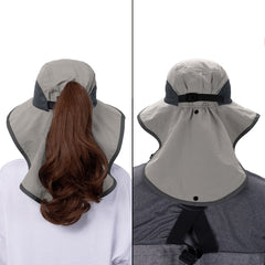 Unisex UPF 50+ Water Resistant Sun Hat with Neck Flap FH06