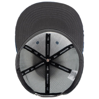 Unisex Flat Brim Trucker Cap - Shark Camo5 - Bassdash