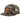 Unisex Flat Brim Trucker Cap - Grunge Camo1 - Bassdash