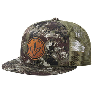 Unisex Flat Brim Trucker Cap