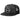 Unisex Flat Brim Trucker Cap - Black Geometry1 - Bassdash