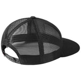 Unisex Flat Brim Trucker Cap - Black Fish Maple Flag5 - Bassdash