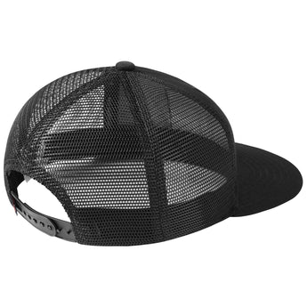 Unisex Flat Brim Trucker Cap - Black Fish Maple Flag5 - Bassdash