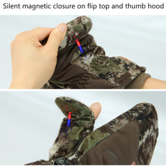 Men’s Insulated Mittens Winter Hunting Gloves HG04M