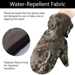 Men’s Insulated Mittens Winter Hunting Gloves HG04M