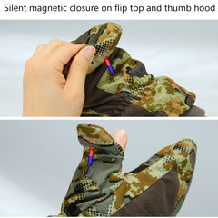Men’s Insulated Mittens Winter Hunting Gloves HG04M