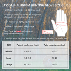 Men’s Insulated Mittens Winter Hunting Gloves HG04M