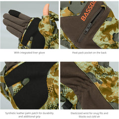 Men’s Insulated Mittens Winter Hunting Gloves HG04M