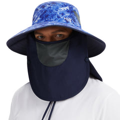 Unisex UPF 50+ Sun Hat with Face Cover & Neck Flap FH09