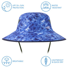 Unisex UPF 50+ Sun Hat with Face Cover & Neck Flap FH09