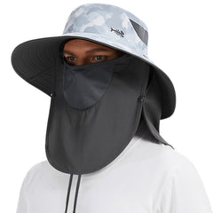 Unisex UPF 50+ Sun Hat with Face Cover & Neck Flap FH09