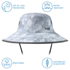 Unisex UPF 50+ Sun Hat with Face Cover & Neck Flap FH09