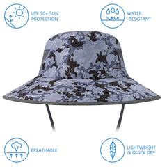 Unisex UPF 50+ Sun Hat with Face Cover & Neck Flap FH09