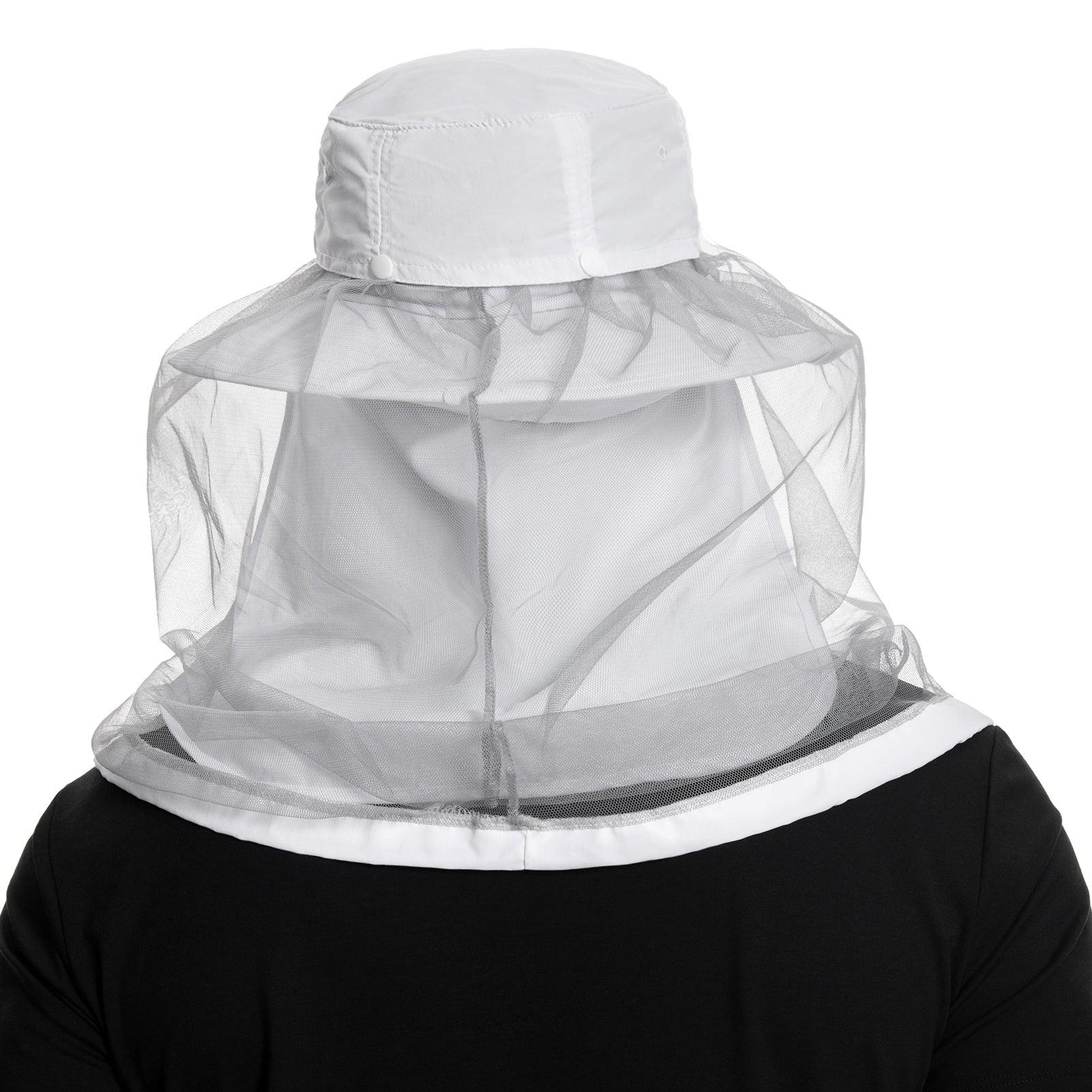 UPF 50+ Mosquito Sun Hat with Neck Flap - Bassdash