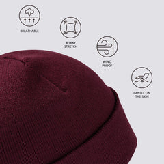 Unisex Winter Warm Knit Beanie Hats - Bassdash